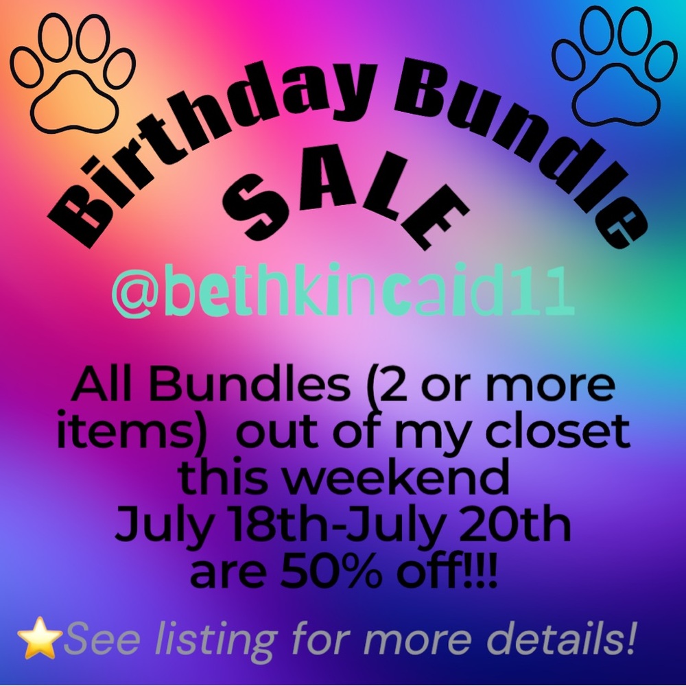 Birthday Bundle Sale